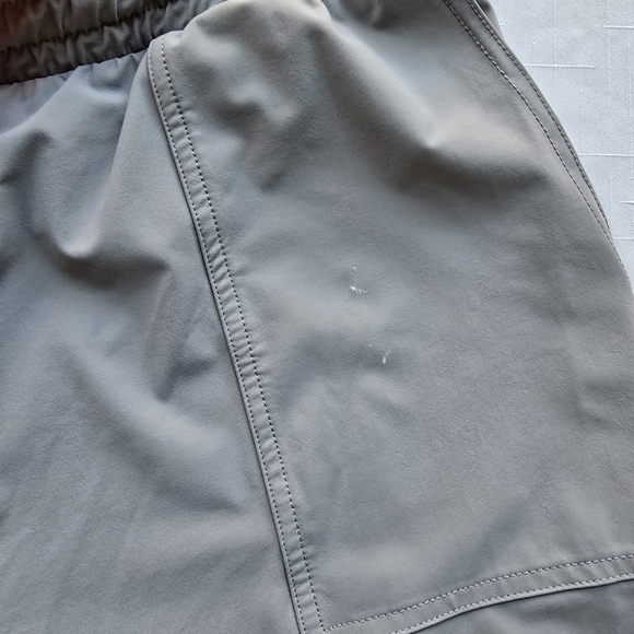 Fabletics Light Gray Joggers with Pink Drawstring XL - Picture 5 of 8